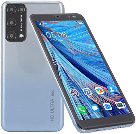 Dpofirs Rino8 Pro Отключени смартфон с Android, 6, 5,45 FHD екран, 2 GB RAM И 32 GB ROM, батерия 2200 mah, GSM Мобилен телефон Отключени, разпознаване на лица, Смартфон с два слота за SIM (сив)