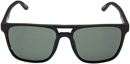 Слънчеви очила Spy Nikolay Меко Матово Черен цвят с Щастливи Сиво-Зелени лещи