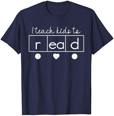 Аз уча децата да четат Наука четенето е Забавно мъжки дамски детска Тениска