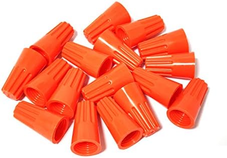 ЧЕСТИТ EMILY 500 бр., Оранжево винтови конектори за кабели, изброени в UL, Конектори тип Twist-On, Easy Screw